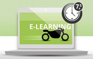 NIEUW! Motor E-learning M + 7,5 uur online examentraining (NL/BE)